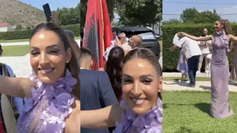 Emina Cunmulaj marton vëllain, publikon pamje mahnitëse nga dasma (Video)