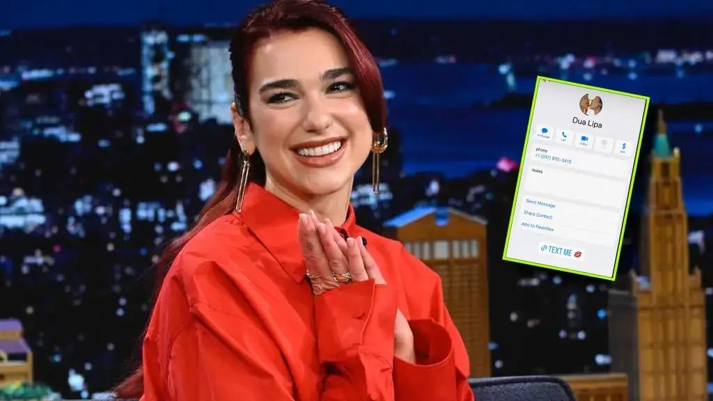 A do ti telefononi?, Dua Lipa bën publik numrin e saj