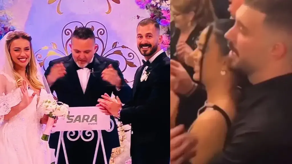 Donaldi dhe Bora kërcejnë “në” dasmën e Romeos dhe Heidit
