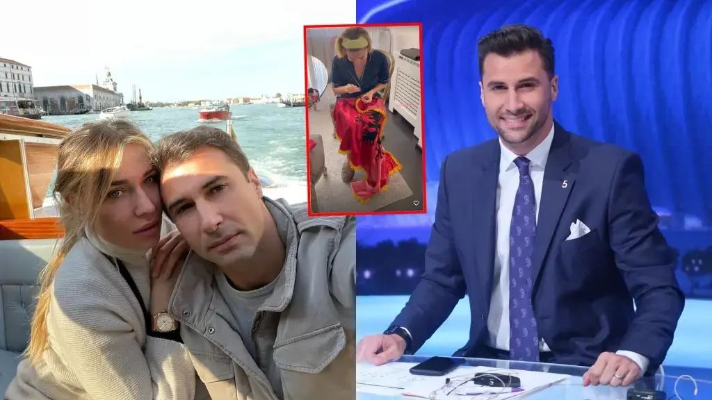 Lorik Cana sjell video të gruas së tij italiane duke qëndisur flamurin kombëtar