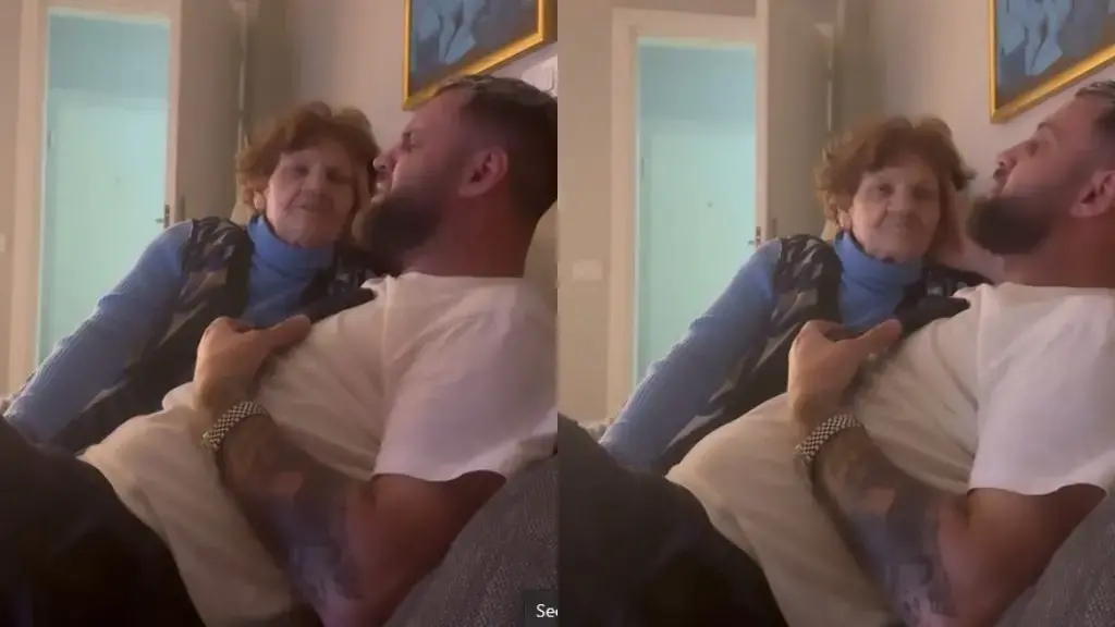 Luzi publikon videon duke folur me gjyshen e Kiares për Big Brother, ja për cilin banor