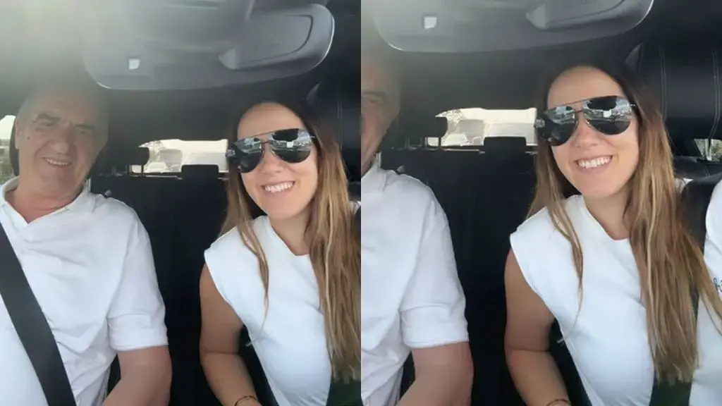 Vetëm pse i tha e bija të vishej bukur, nuk do besoni çfarë ka veshur babai i Arbanës në pikë të vapës
