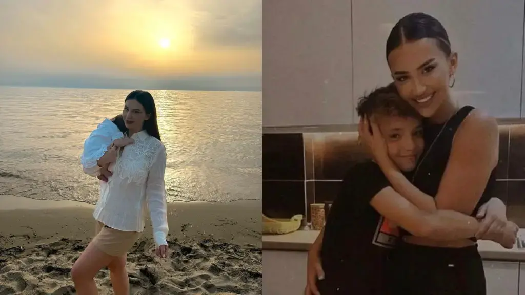‘Daja Ryan’, Kiara publikon foton më të ëmbël të vëllait të saj në krah me bebi Lunën
