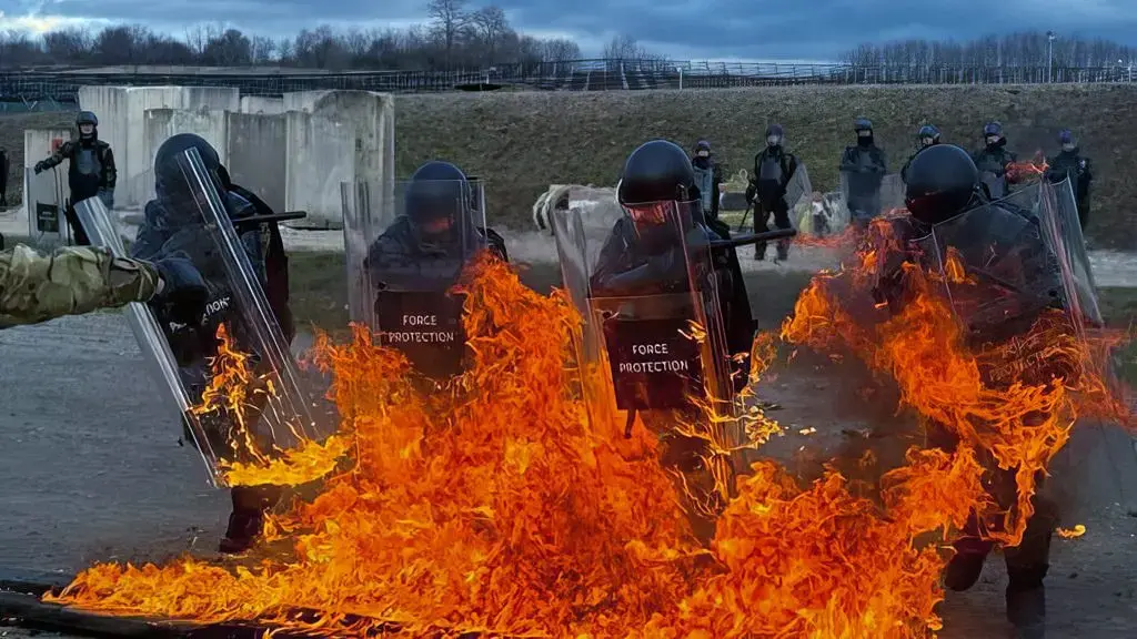Kontigjenti shqiptar i KFOR-it në Kosovë e nis me stërvitje për menaxhimin e trazirave