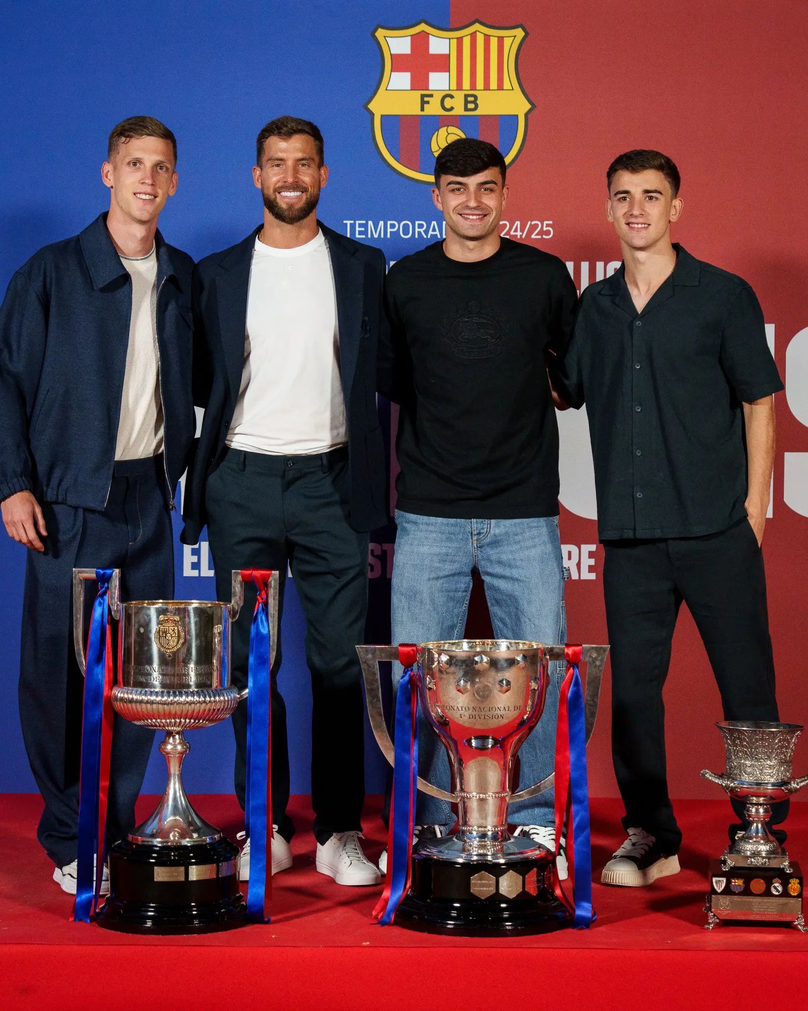Cena familiar del Barcelona para celebrar la Liga, Supercopa y Copa