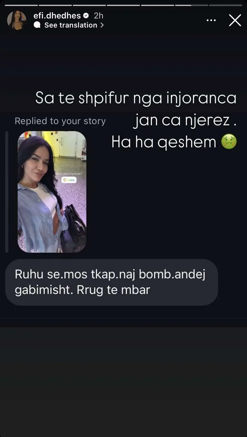 Efi Dhedhes në Indi