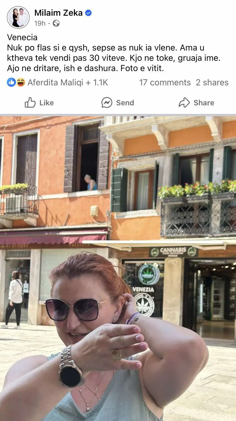 Milaim Zeka në Venecia