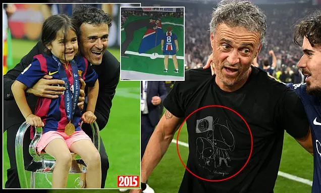 Luis Enrique pays emotional tribute to daughter Xana with heartwarming act after Champions League final triumph for PSG