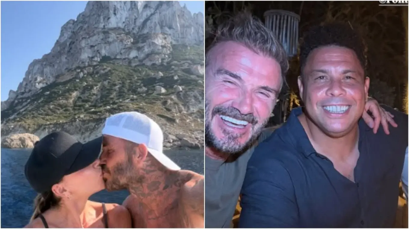 David Beckham zbulohet në pushime: Momente të paharrueshme me Victorian dhe takimi me Ronaldon
